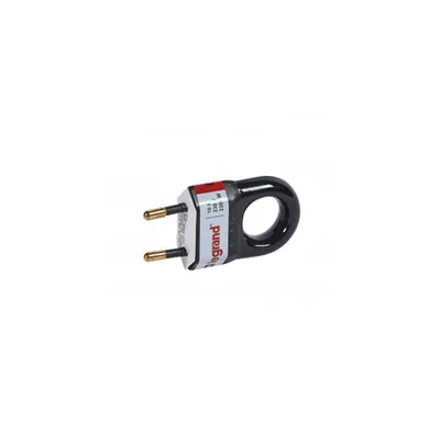 Priza 2P - 10 A - plastic cu extraction ring - negru - gencod laSonerie BELLing