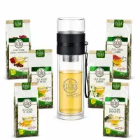 Refresh Kit (Sticla BrewTravel + 6 ceaiuri verzi)