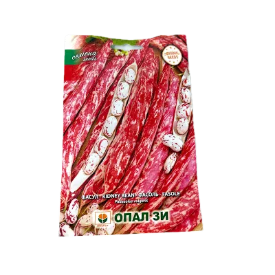 Seminte fasole urcatoare, rosie, lata, de gradina Lampo 40 gr, OpalZi Bulgaria - Default Title