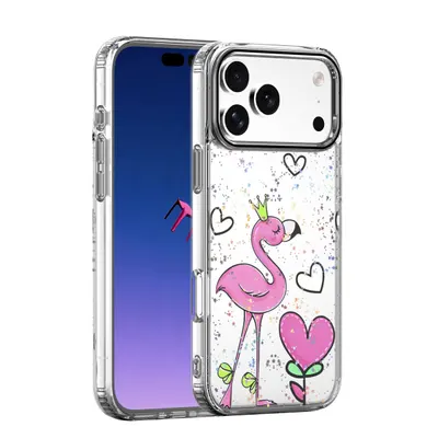 Husa pentru Apple iPhone 16 Pro, OEM, Ultra Trendy Love 2, Multicolor