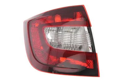 Stop tripla lampa spate stanga potrivit SKODA RAPID LIFTBACK 5 usi 2012-2018 - (culoare sticla alb-rosu, lumini ceata, lumini mers inapoi)
