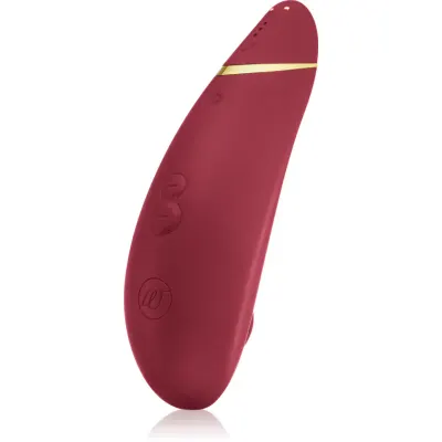 Womanizer Premium 2 stimulator pentru clitoris Bordeaux 15,5 cm