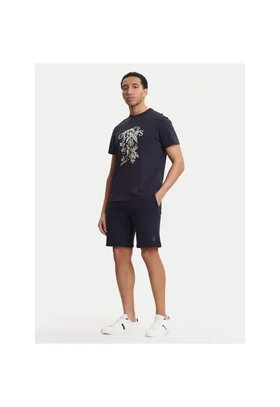 Pantaloni sport barbati - bleumarin - bumbac