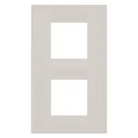 Placa ornament CProiector HORUS GEO International - IN TECHNOPOLYMER - 2+2 modul VERTICAL - IVORY- CProiector HORUS