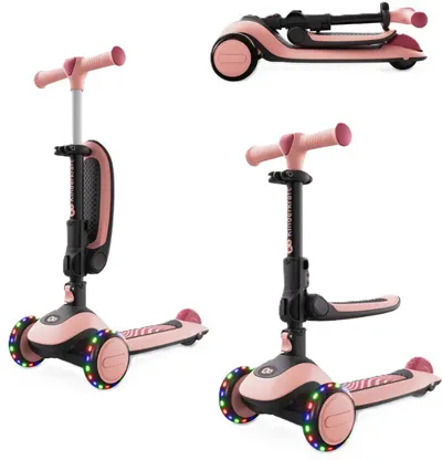 Trotinetă pentru copii KinderKraft - Halley 2, Rose Pink