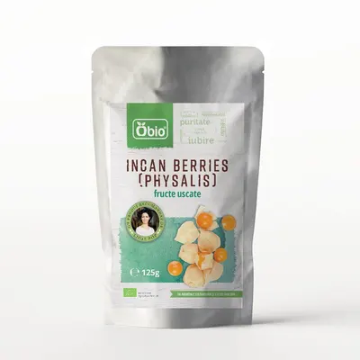 Incan berries fructe uscate bio 125g Obio