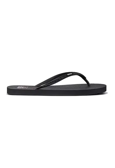 Papuci flip-flop cu logo - Negru