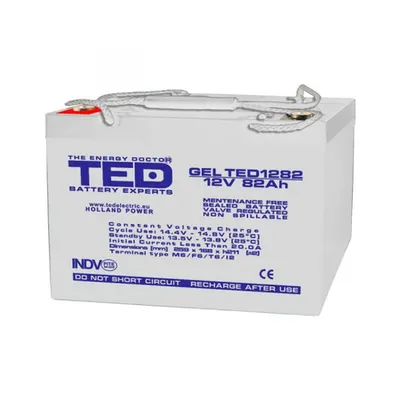 Acumulator 12V 82Ah GEL DEEP CYCLE M6, TED Electric TED003478