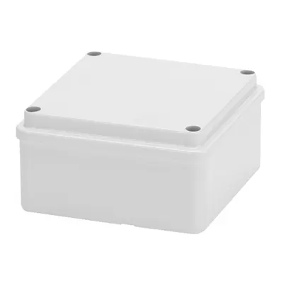 Doza aparenta - IP56 - dimensiuni interioare 100X100X50 - SMOOTH WALLS - GREY RAL 7035