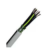 Cablu de comandă ecranat cu iz.din PVC, YSLCY-JZ 4 x 25 gri