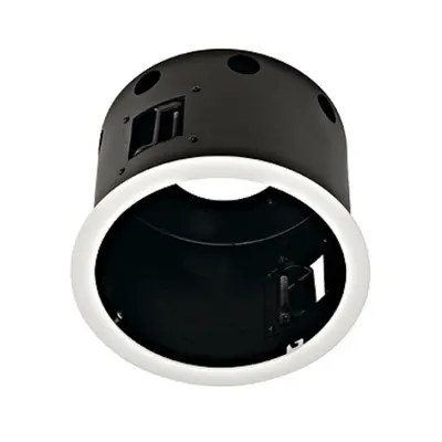 AIXLIGHT PRO FLAT cadru rotund 1 montare, mat-alb
