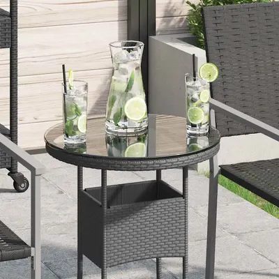vidaXL Blat de masă din sticlă securizată rotund 400 mm