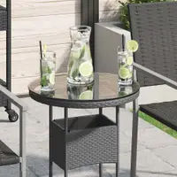 vidaXL Blat de masă din sticlă securizată rotund 400 mm