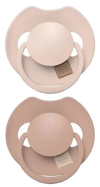 Suzete din silicon Lovi Prime - Nude/Blush, 6-18 luni, 2 buc