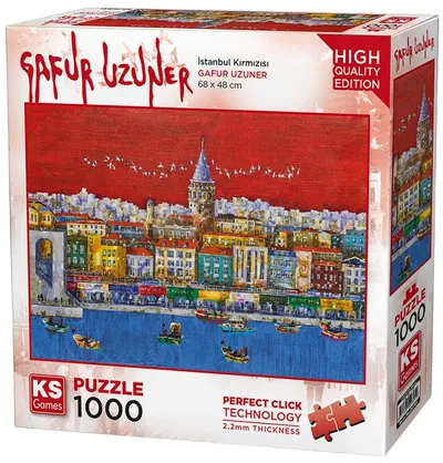 Puzzle KS Games din 1000 piese- Istanbulul Roșu