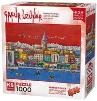 Puzzle KS Games din 1000 piese- Istanbulul Roșu