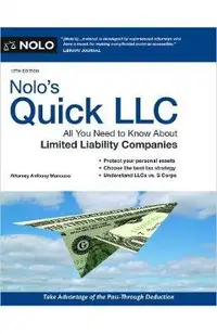 Nolo's Quick LLC: All You Need to Know about Limited Liability Companies