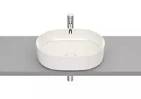 Lavoar Roca Inspira A327520650, montare pe blat, 50 x 37 cm, FineCeramic, Bej