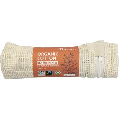 Saci din Bumbac Organic pentru Spalat Rufe 30x50cm 2buc