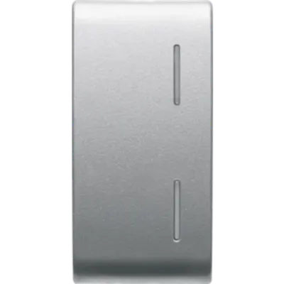 Tasta Buton pentru Push-Button Panel - With 2 Diffusers - 1 Module - Titanium - Chorus