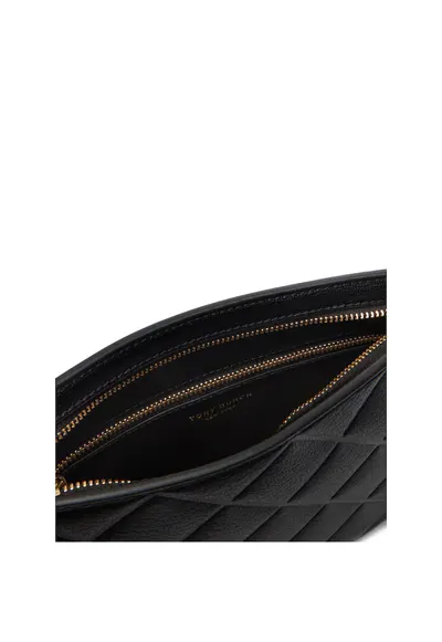 Geanta dama Fleming Pochette - neagra - din piele ecologica