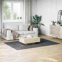 vidaXL Covor lavabil moale și pufos 160x230 cm anti-alunecare antracit