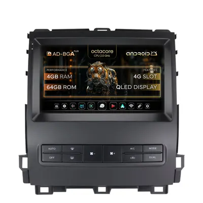 Navigatie Toyota Prado J120 (2002-2010), Android, A-Octacore 4GB RAM + 64GB ROM, 9 Inch - AD-BGA9004+AD-BGRKIT083V2