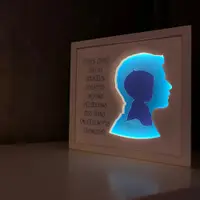 Tablou luminos Parinti si copii 023