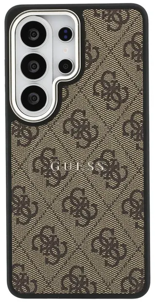 Husă Guess - 4G Gold Frame, Galaxy S26 Ultra, MagSafe, maro
