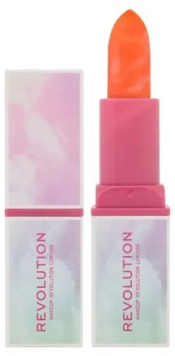 Makeup Revolution Balsam de buze Candy Haze Ceramide, Fire Orange, 3.2 g