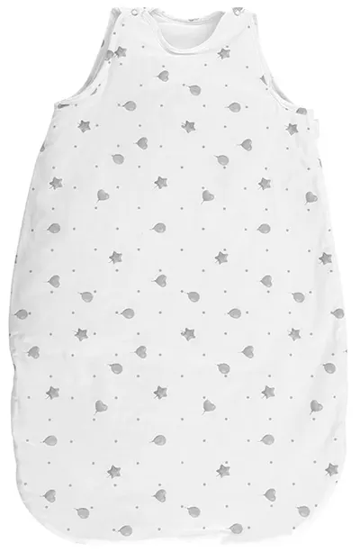 Sac de dormit de vara cu pietre stralucitoare Lorelli - Tren, 0.5 Tog, 85 cm, gri