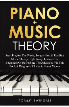 Piano + Music Theory: Start Playing The Piano, Songwriting & Reading Music Theory Right Away. Lessons For Beginners Or Refreshing The Advanc