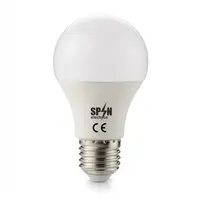 Bec Led E27, model glob A60, 6W=55W, lumina calda, 540Lm