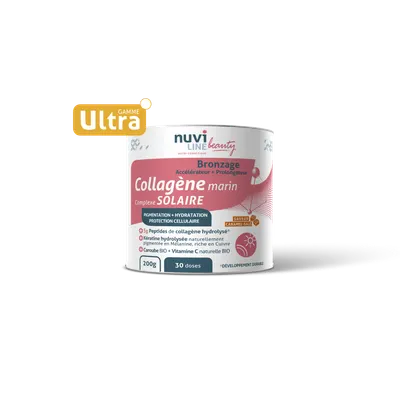Collagen cu gust de caramel sarat Glowtan, 200g, Nuviline