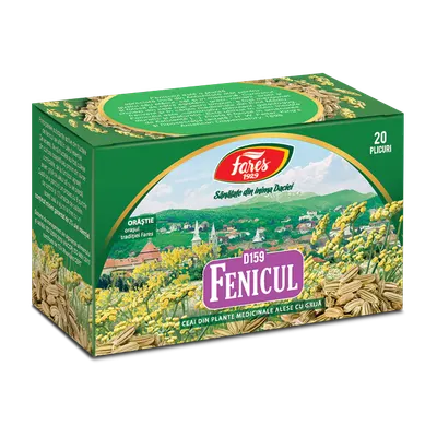 Ceai de fenicul, 20 plicuri, Fares