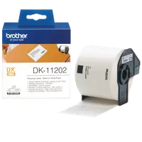Banda de etichete Brother DK-11202, 62x100mm, 300 etichete rola, pentru imprimanta sau aparat etichetare brother