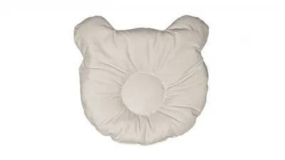Set lenjerie pentru patut si pernuta pentru formarea capului bebelusului SomnArt Gri deschis din bumbac 120x60 cm