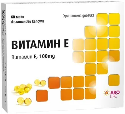 Vitamina E, 60 capsule de gelatină, Aro Life