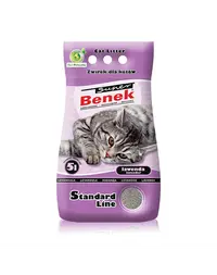 BENEK Super Standard Asternut bentonita pentru litiera, cu lavanda 5 L
