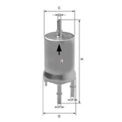 Filtru combustibil SOFIMA S 1840 B