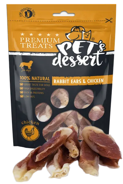 Pet s Desert Dog Rabbit EarsChicken 80g LSR-04(2)