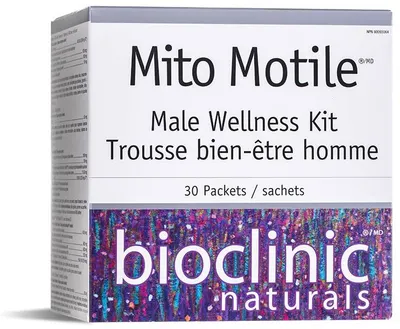 Mito Motile Male Wellness Kit, 30 pliculețe, Natural Factors