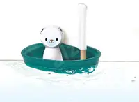 Jucarie din lemn - Sailing Boat-Polar Bear