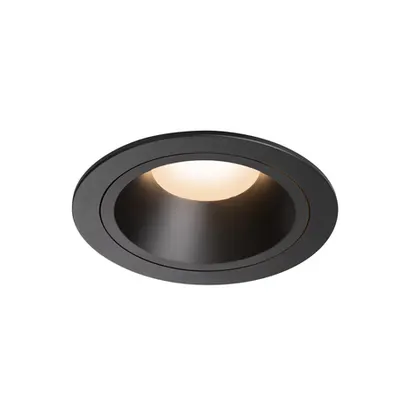 Spot incastrat, NUMINOS L Ceiling lights, black Indoor LED recessed ceiling light black/black 3000K 55°