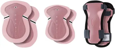 Set de protecții pentru copii Globber - Roz pastel, XS