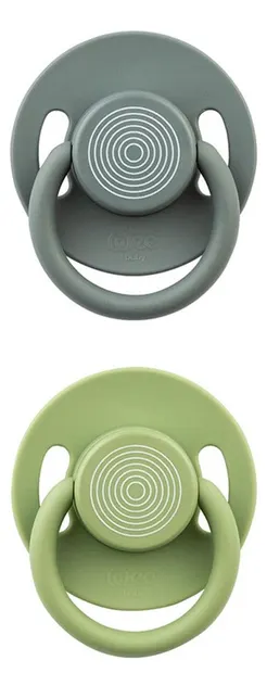 Suzete Wee Baby - Cool, 2 bucăți, 6-18 m, albastru și verde
