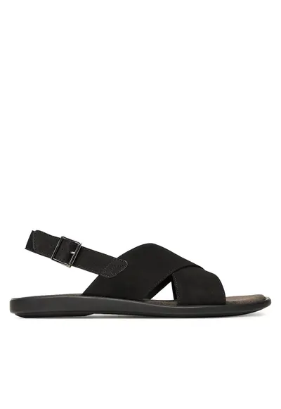 Sandale barbati GRAZER-15 MI25 - piele naturala - negru