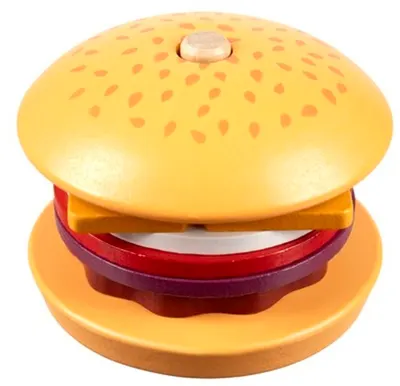 Jucărie din lemn sorter Kruzzel - Burger