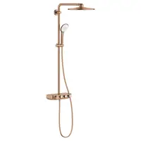 Sistem de dus Grohe Euphoria SmartControl 310 26507DL0, termostat, 310 mm, aparent, butoane push&turn, anti-oparire, anti-calcar, ajustabil, mat, Warm Sunset