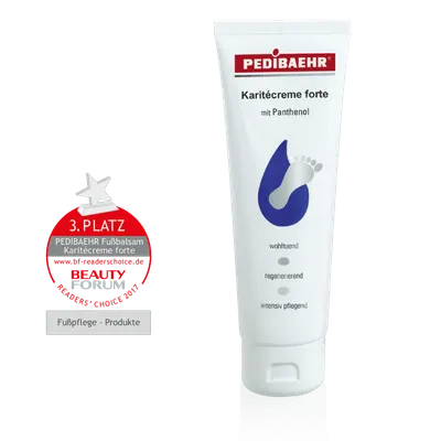 Baehr Unt de Shea – Crema Forte cu Pantenol (karitécreme Forte Mit Panthenol), Pedibaehr, 125 Ml